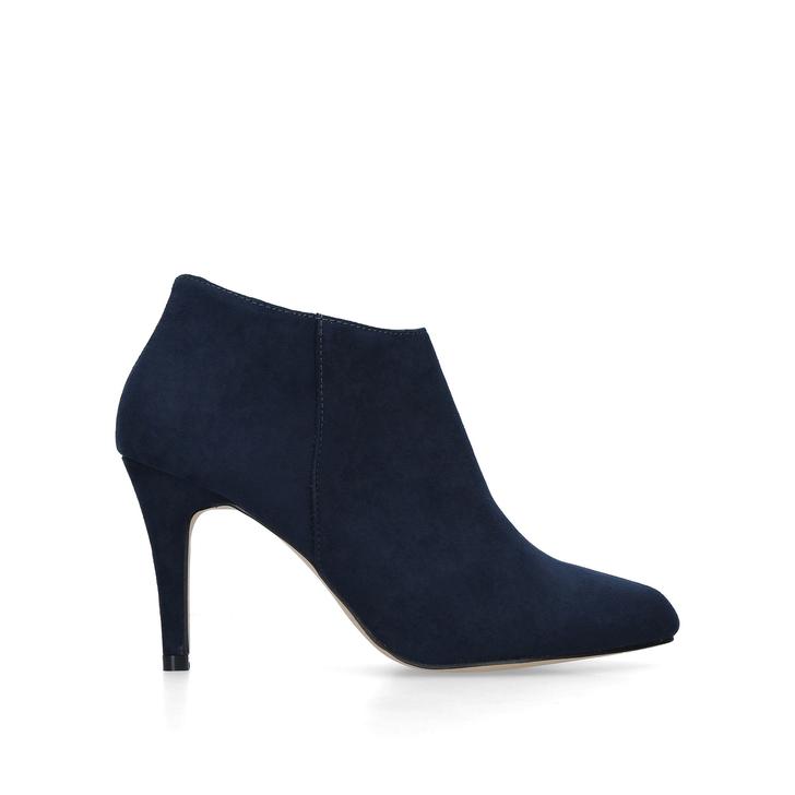 SERENE Navy Mid Heel Ankle Boot by 