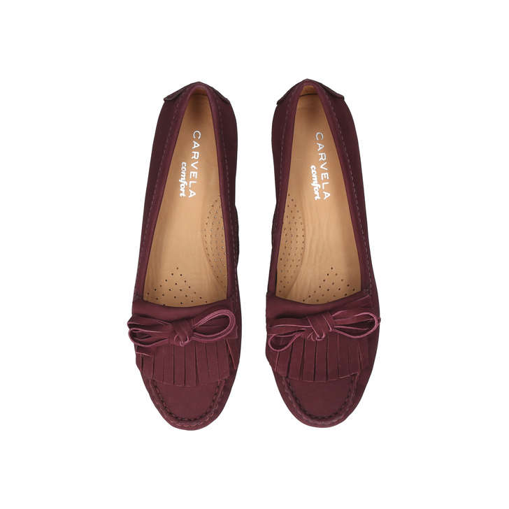 Casey Wine Flat Loafers By Carvela 