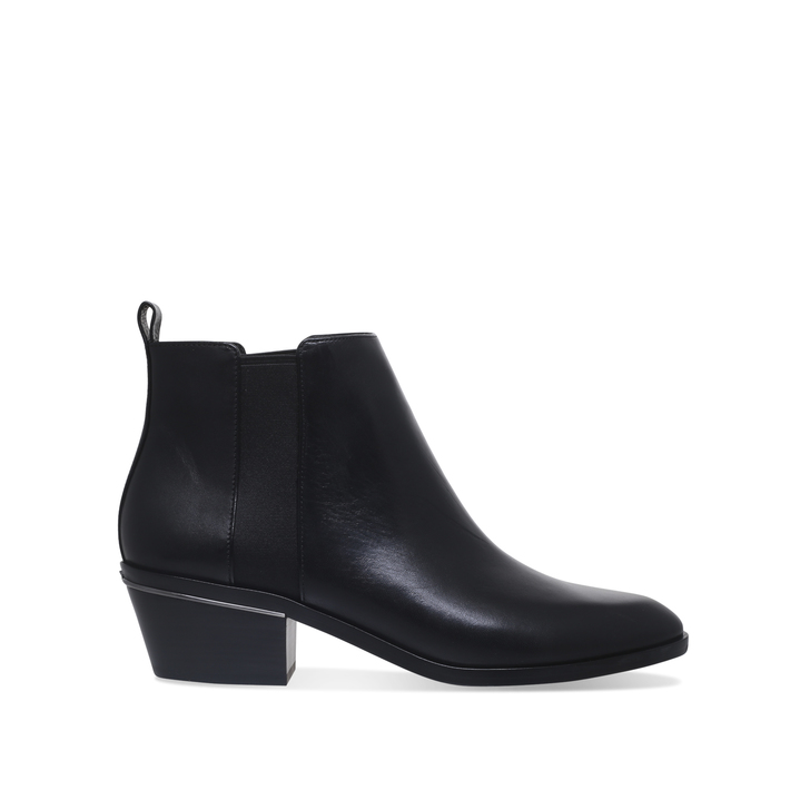 Crosby Bootie Black Mid Heel Ankle Boots By Michael Michael Kors | Kurt ...