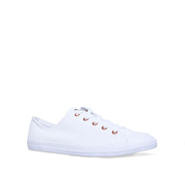 converse dainty all white