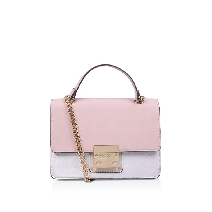 pink cross body bag