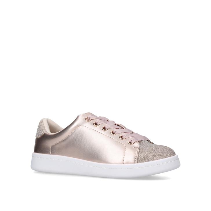 Kori Metallic Lace Up Trainers By Miss 
