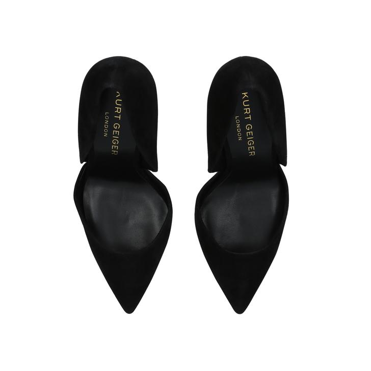 BOND Black High Heel Court Shoes by 
