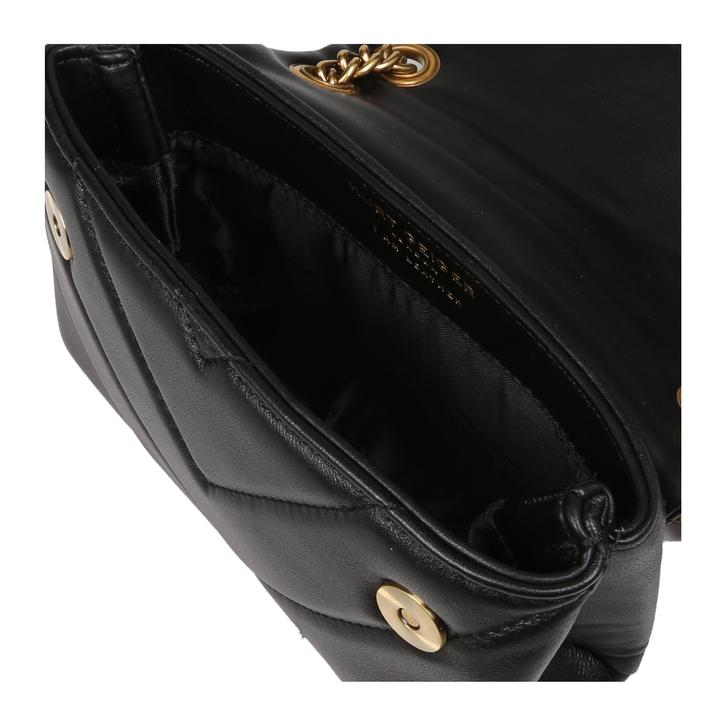 KENSINGTON SOFT XXL BAG Black Leather Quilted Oversized Bag by KURT GEIGER  LONDON