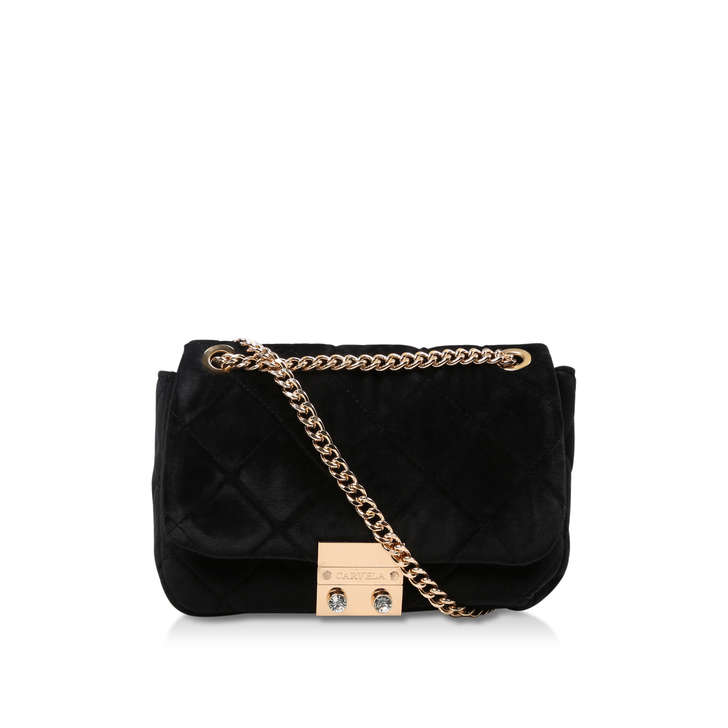 black velvet cross body bag