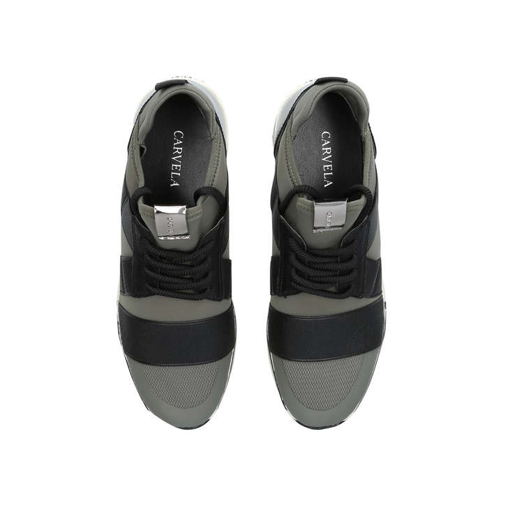 carvela green trainers