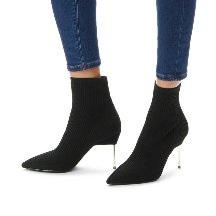 Barbican Black Stiletto Heeled Sock 