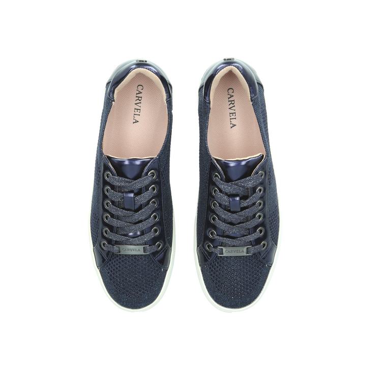Jealousy Navy Blue Low Top Trainers By 