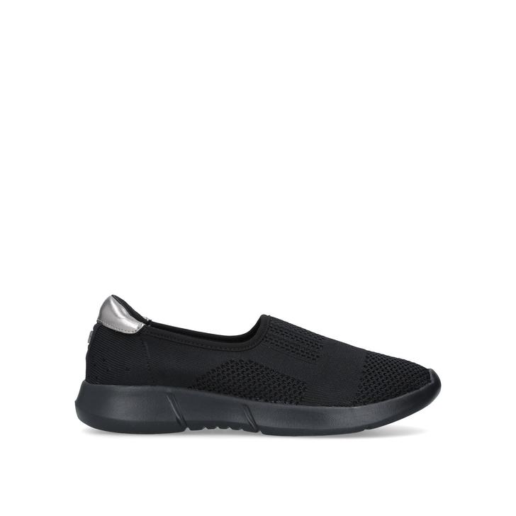 CARLY 2 Black Knitted Slip On Sneakers 