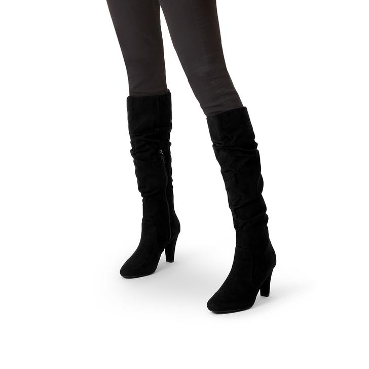 Tampa Black Knee High Boots By Carvela 