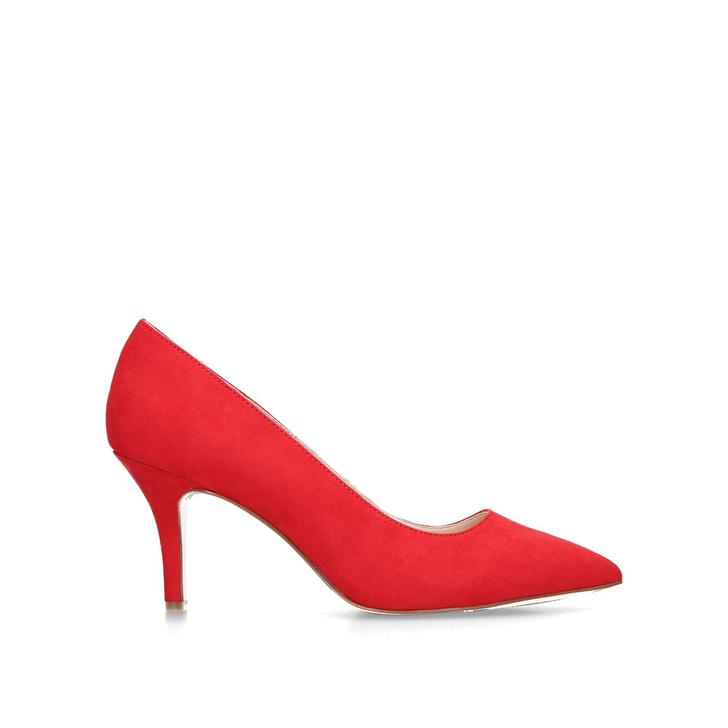 red shoes medium heel