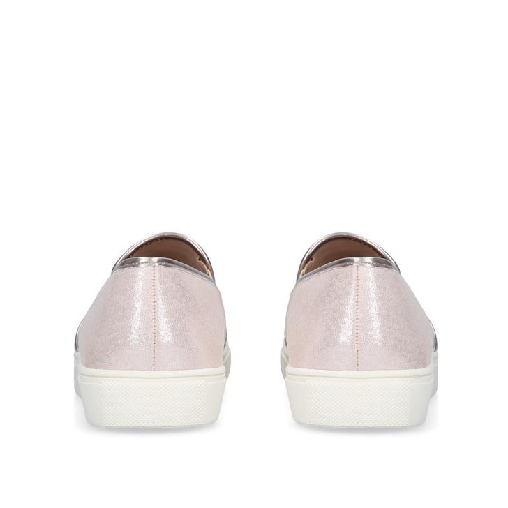 Jamm Blush Studded Slip On Trainers By 