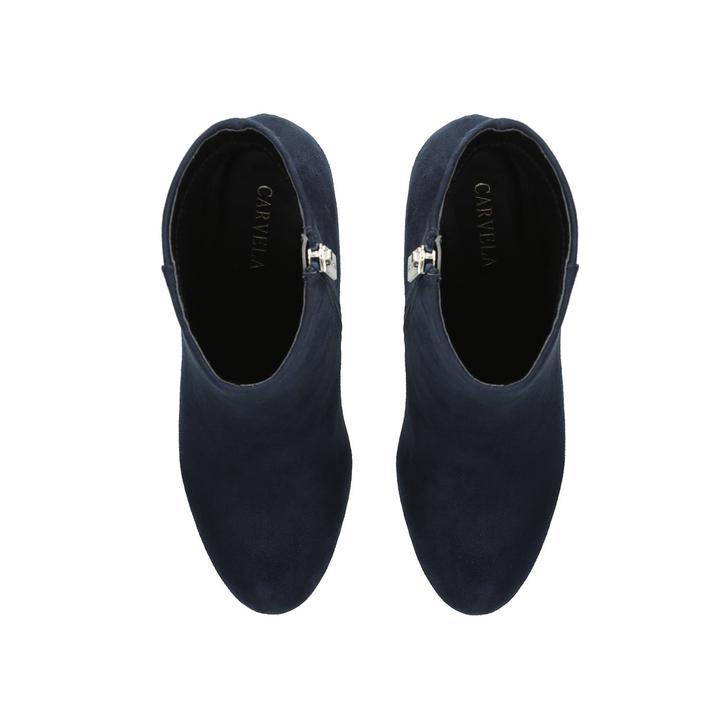 carvela navy ankle boots