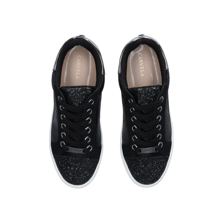 Judd Black Embellished Low Top Trainers 