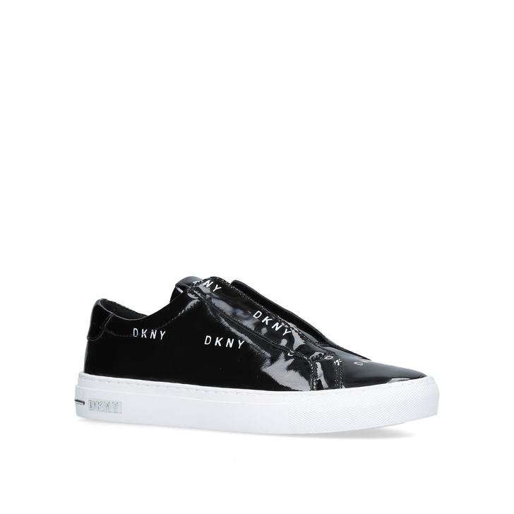 Conner Black Patent Low Top Trainers By 