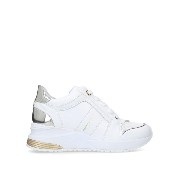 LANA White Chunky Sneakers by KURT 