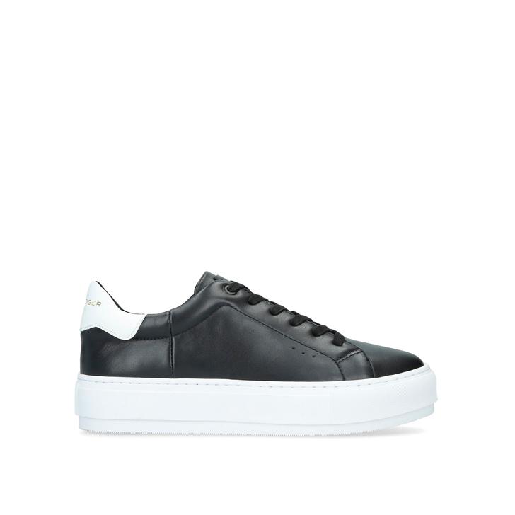 LANEY Black Leather Chunky Sneakers by 