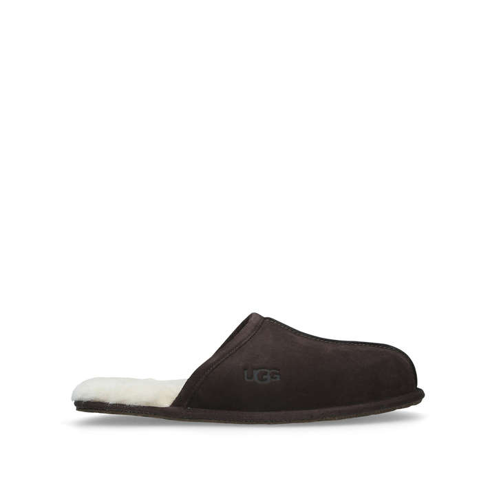 MEN S SCUFF Brown Suede Slippers by UGG 