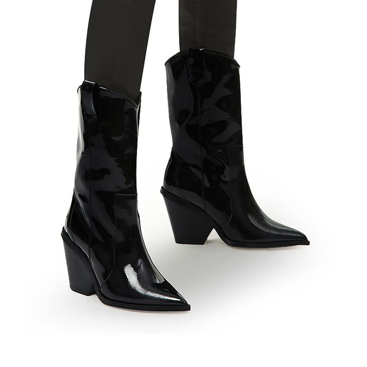 carvela patent boots