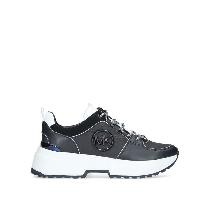 Cosmo Trainer Navy Leather Chunky 