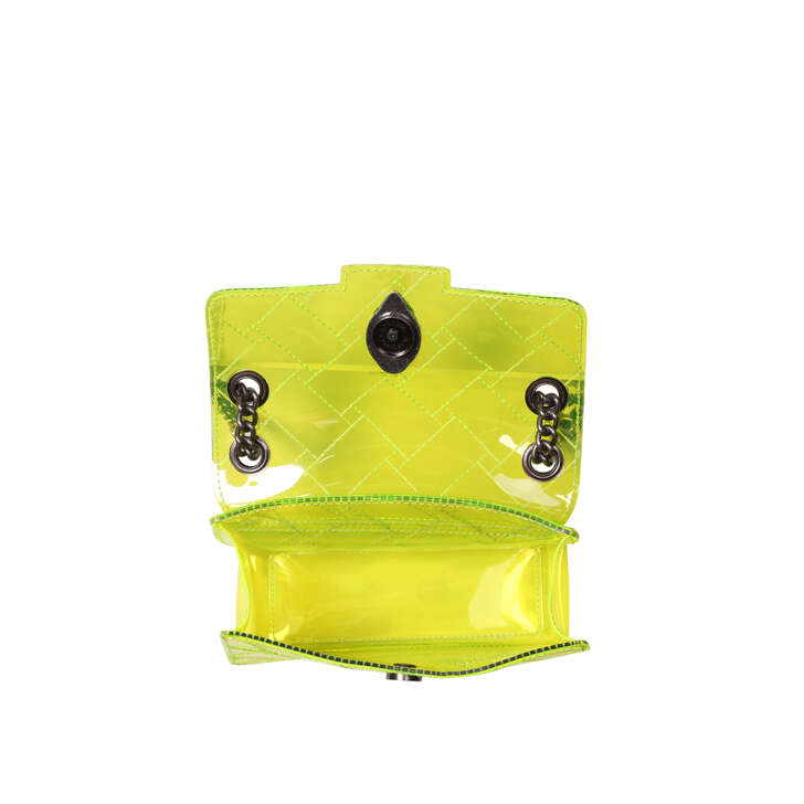 yellow transparent bag