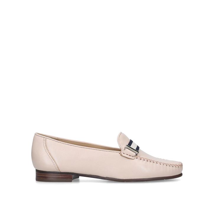CHARLIE Blush Leather Loafers by 