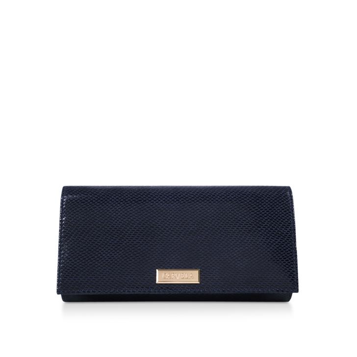 navy croc clutch bag