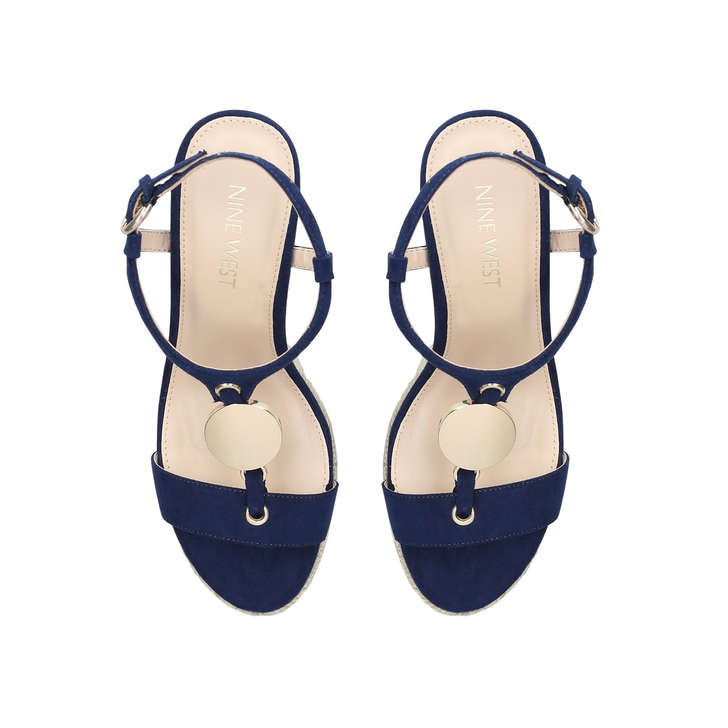 navy sandals