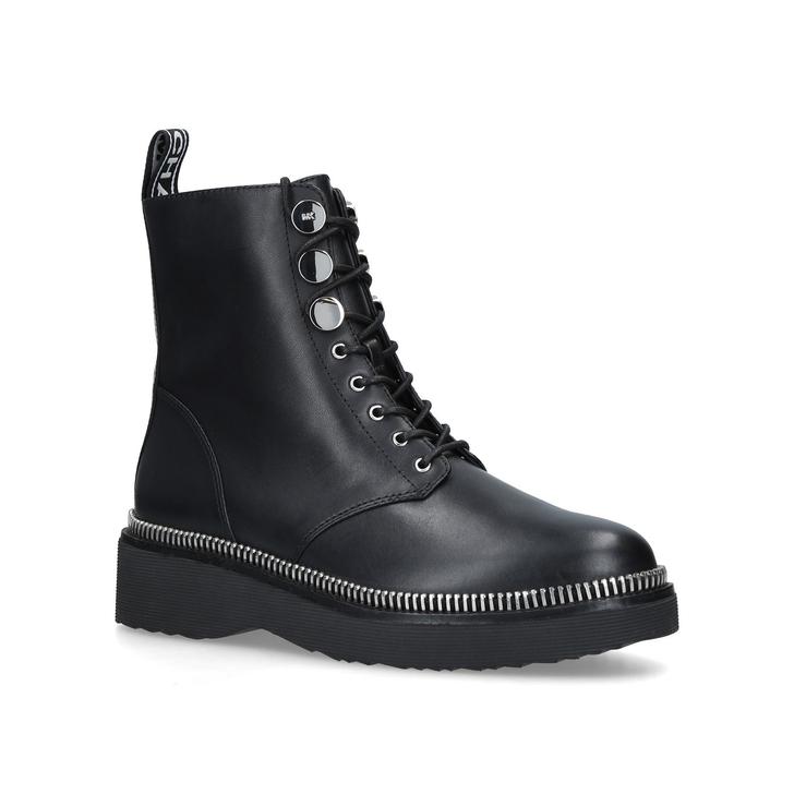 tavie leather combat boot