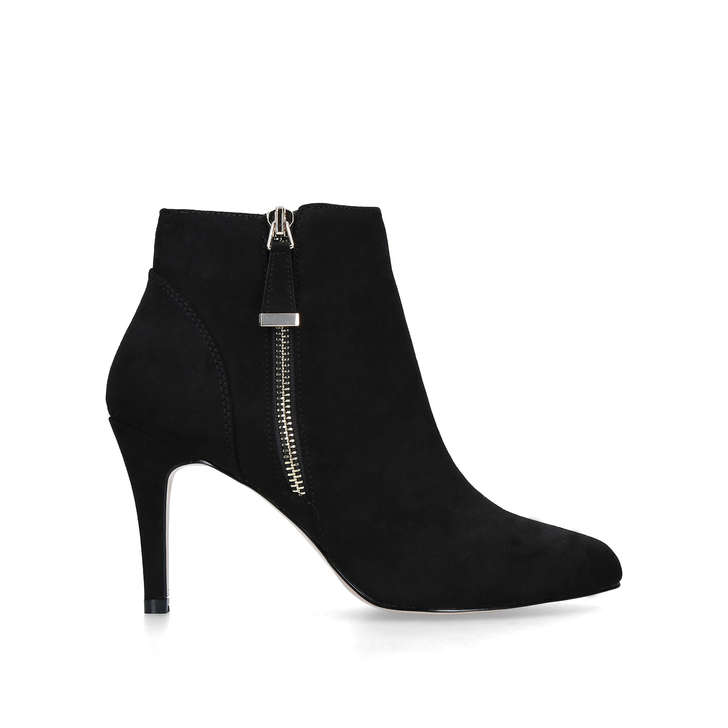 Jennie2 Black Heeled Ankle Boots By 
