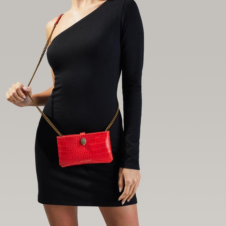 kurt geiger eagle pouch with chain