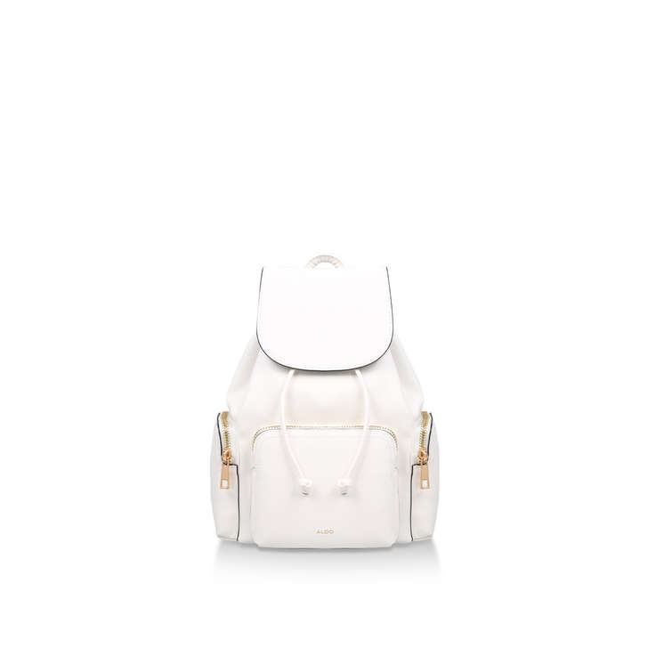 aldo white backpack