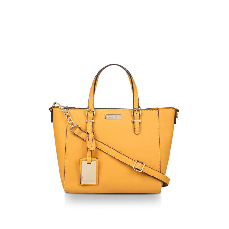 mustard yellow tote