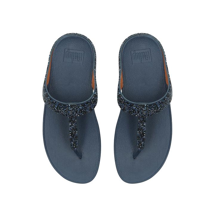 FitFlop Fino Quartz Sandals in Black