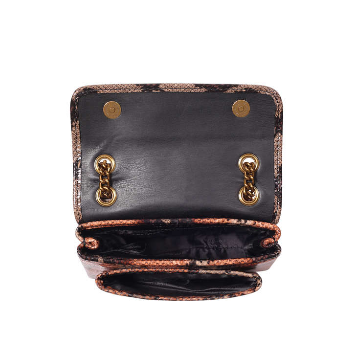 kurt geiger snake print bolsa