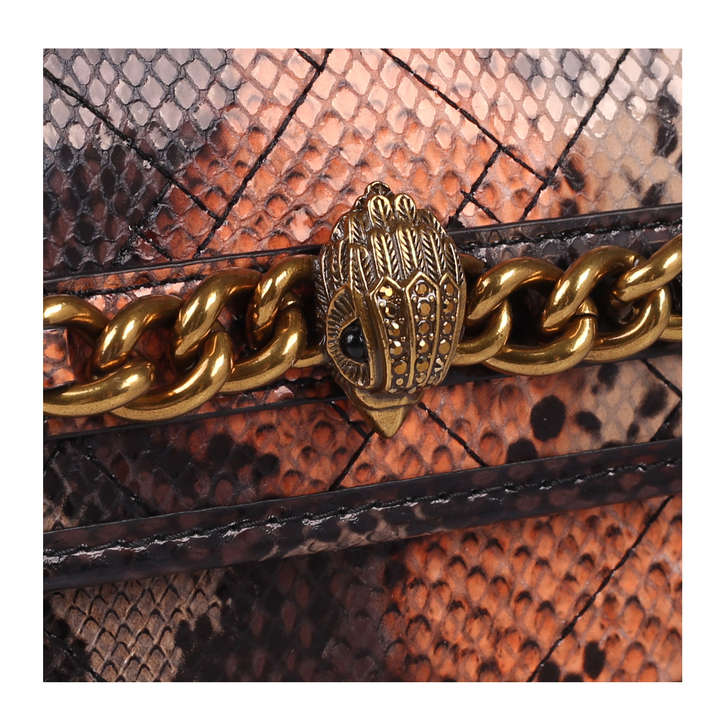kurt geiger snake print bolsa