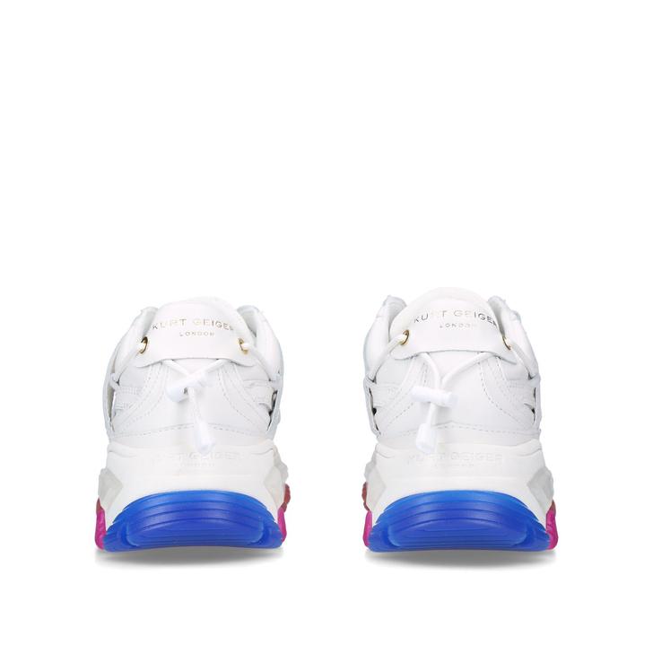 kurt geiger london lettie white trainers