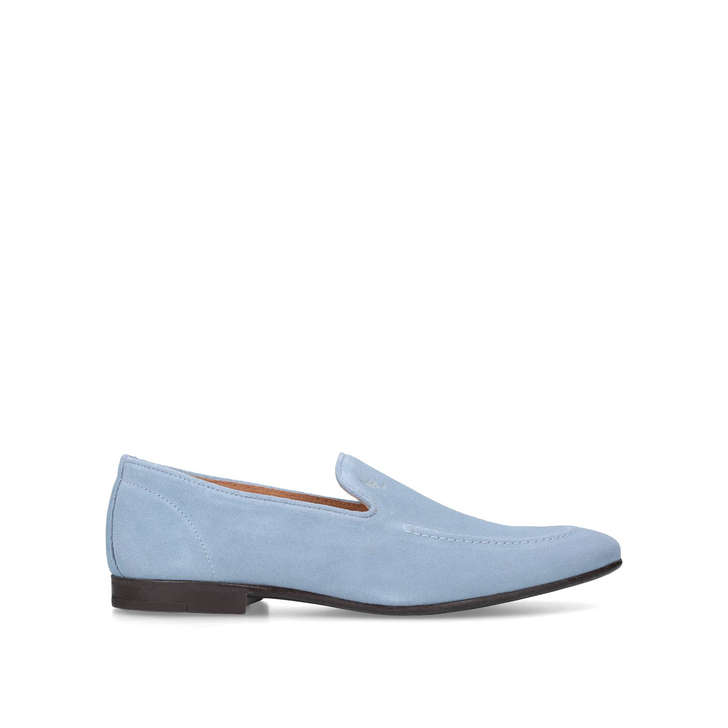 pale blue suede shoes