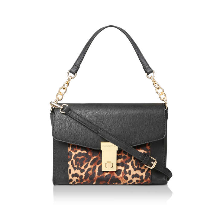 carvela leopard print bag