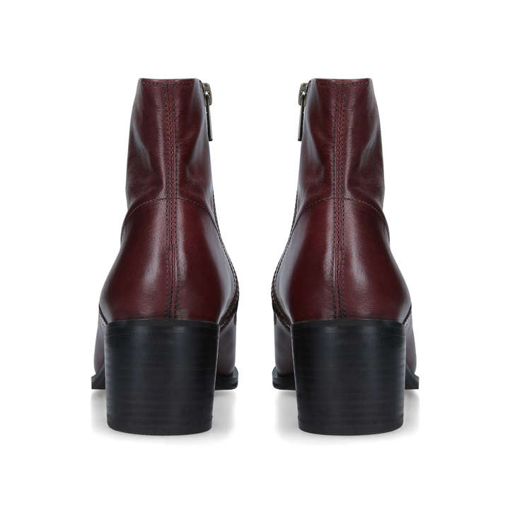 carvela wine ankle boots