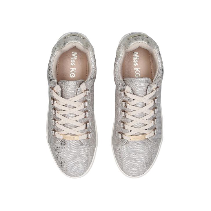 Koby Metallic Lace Up Trainers By Miss 