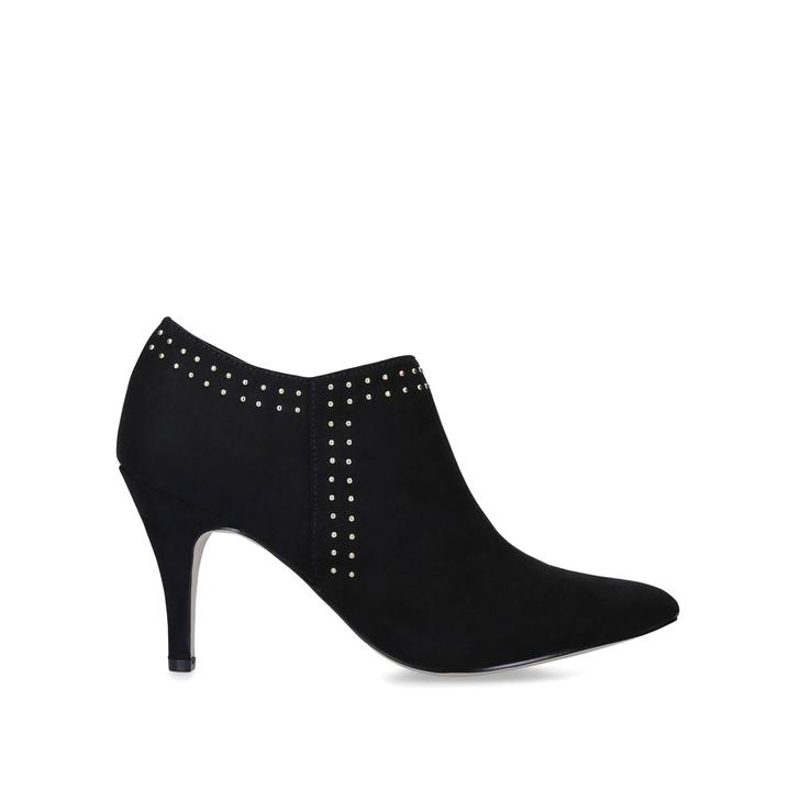 JUICY Black Studded Ankle Boots by MISS 