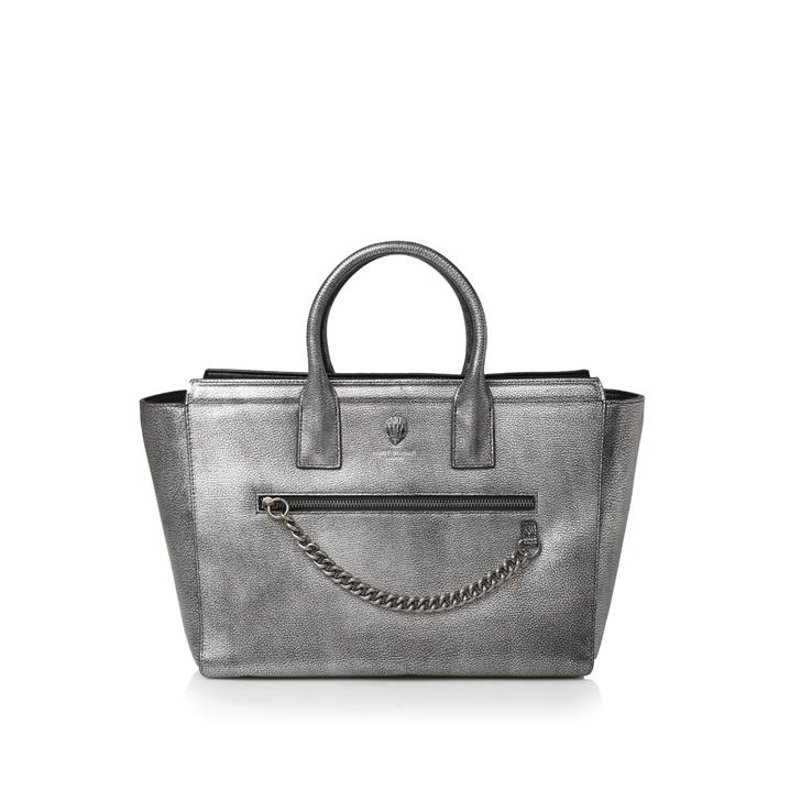 kurt geiger gunmetal bolsa