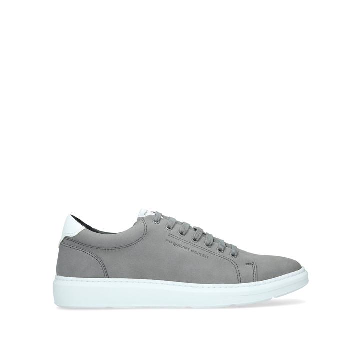 grey lace up trainers