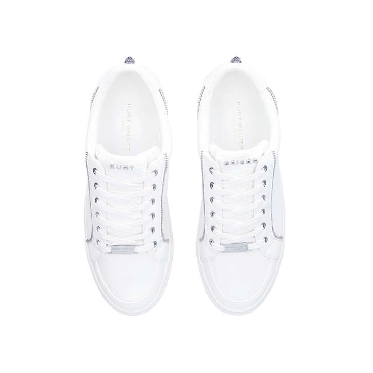 Southgate Zip Sneaker White Lace Up 
