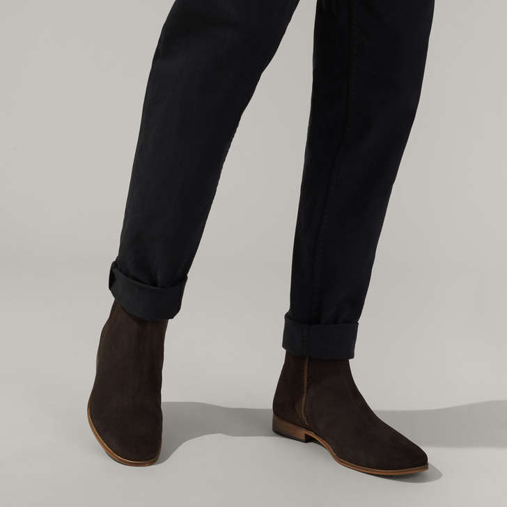 Halstead Brown Suede Chelsea Boots By Kg Kurt Geiger Kurt Geiger