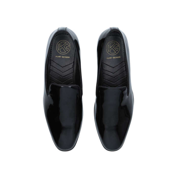 Kloss Black Patent Loafers By KG Kurt 