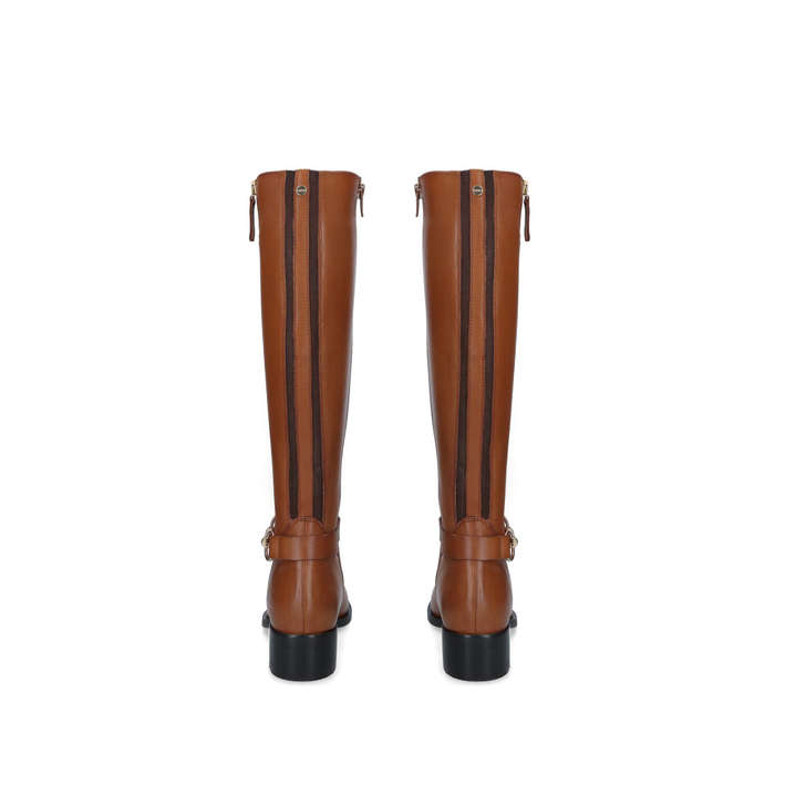 Waffles Tan Knee High Boots By Carvela 