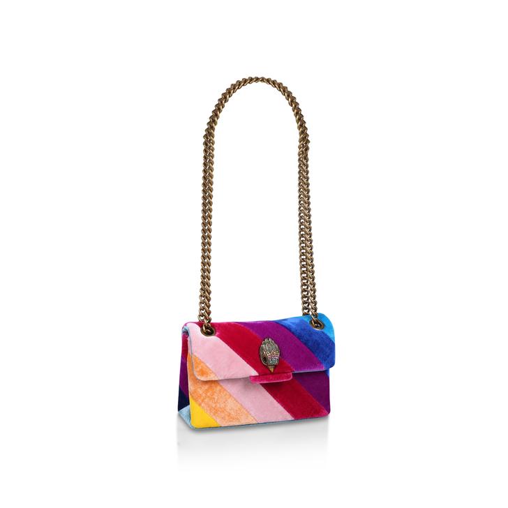Velvet Mini Kensington Rainbow Velvet Mini Bag By Kurt Geiger London ...