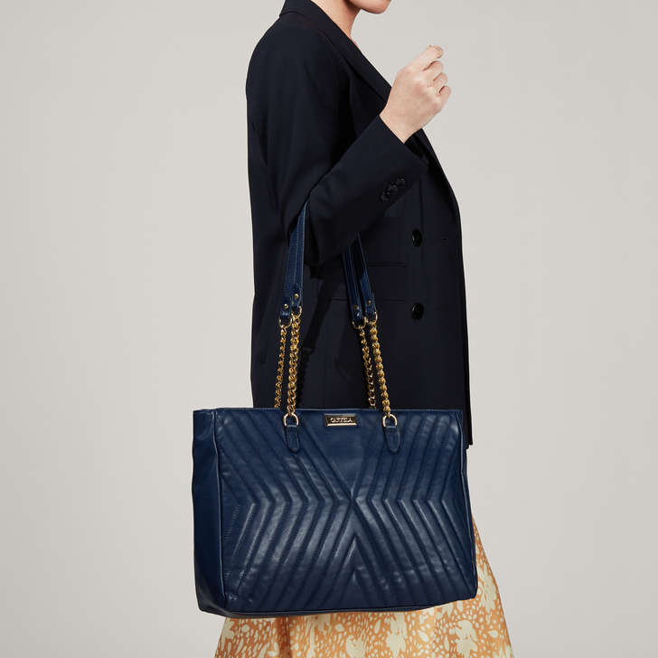 carvela navy bag